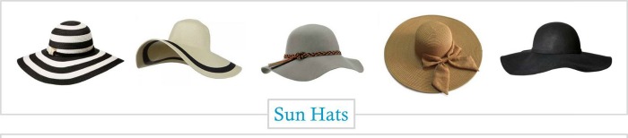 Sun hats for summer into fall