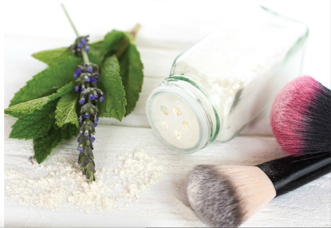 How to make Lavender Mint DIY dry shampoo at home.