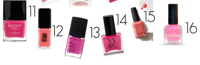 Peerfect pink nail lacquers for Valentine's Day 11-16