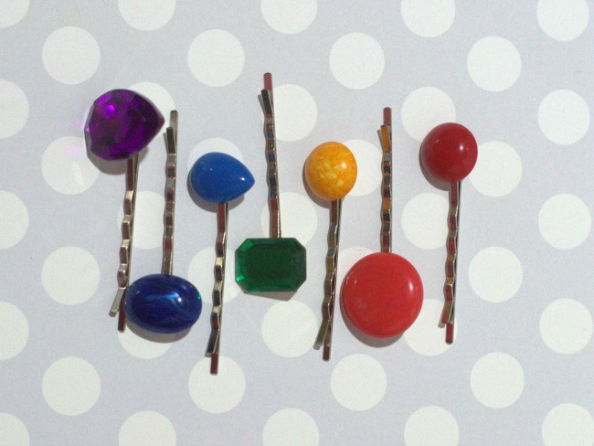 embellished vintage bobby pins