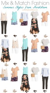 Nordstrom Mix And Match Wardrobe For Summer 2017 - Style On Main