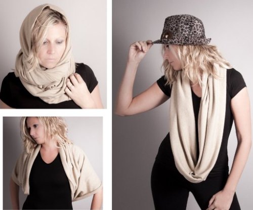 How to wear an infinity scarf
