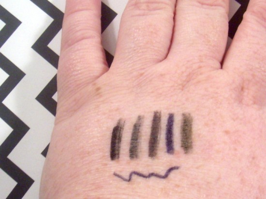 Covet Eyeliners Swatch