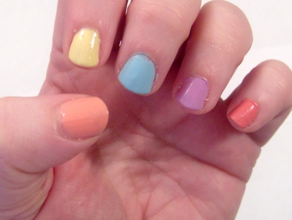 simple easter nails