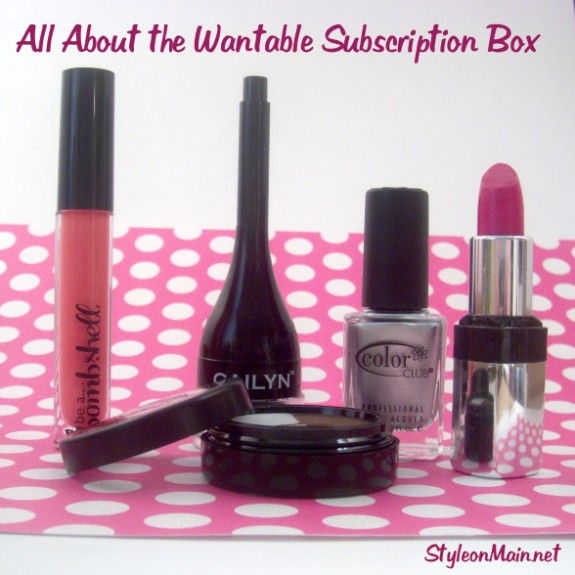 All about the Wantable Beauty Box 