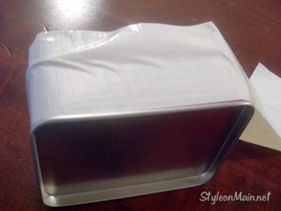 Upcycled Duct Tape Box DIY