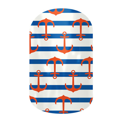 Nautical Anchor Jamberry Nails decal