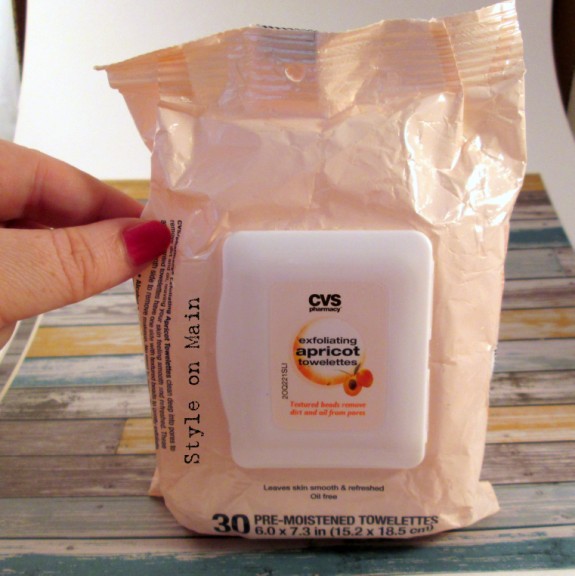 CVS Beauty Products Apricot Exfoliating Wipes