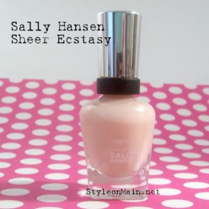 Sally Hansen Sheer Ecstasy Nail Polish