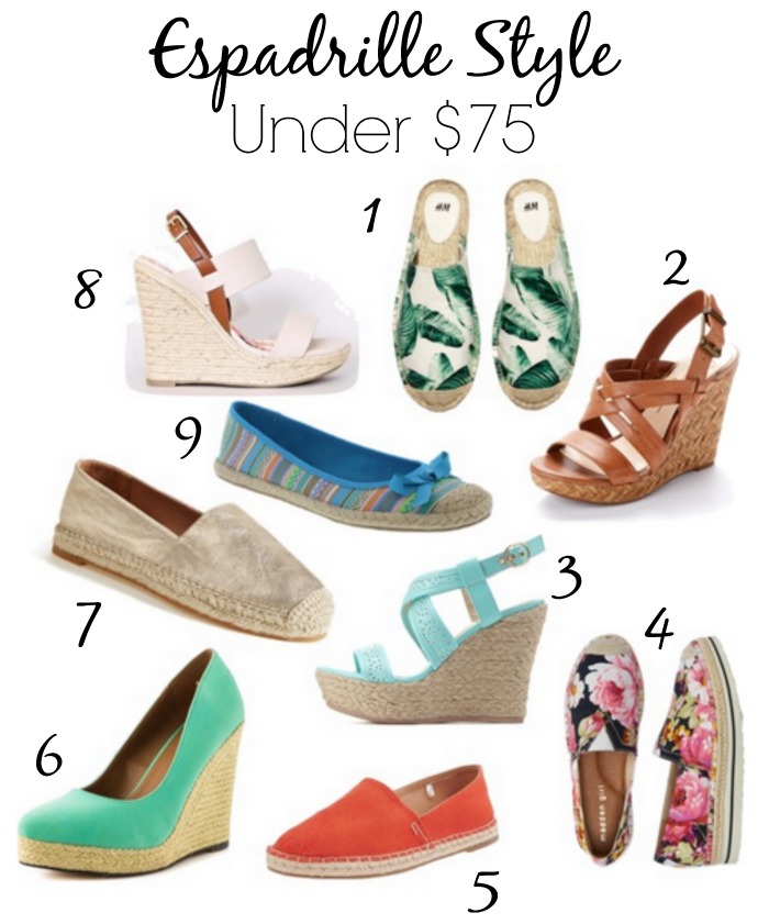 9 Great Espadrilles for your Summer Wardrobe - Style on Main