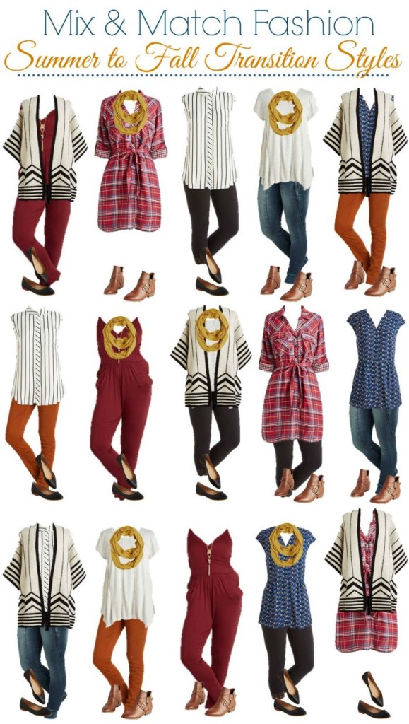 Modcloth Mix and Match Wardrobe for Summer to Fall
