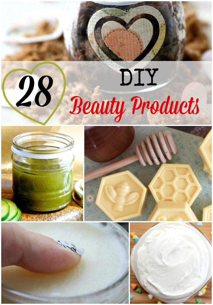 28 DIY beauty products