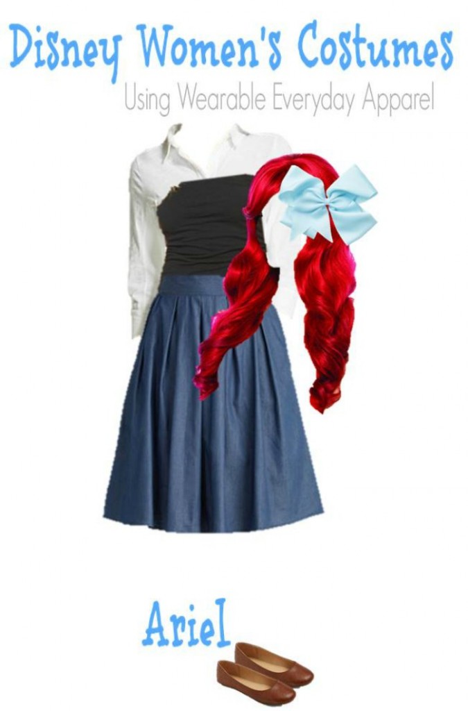 DIY Ariel Little Mermaid Halloween Costume for Adults - Style on Main