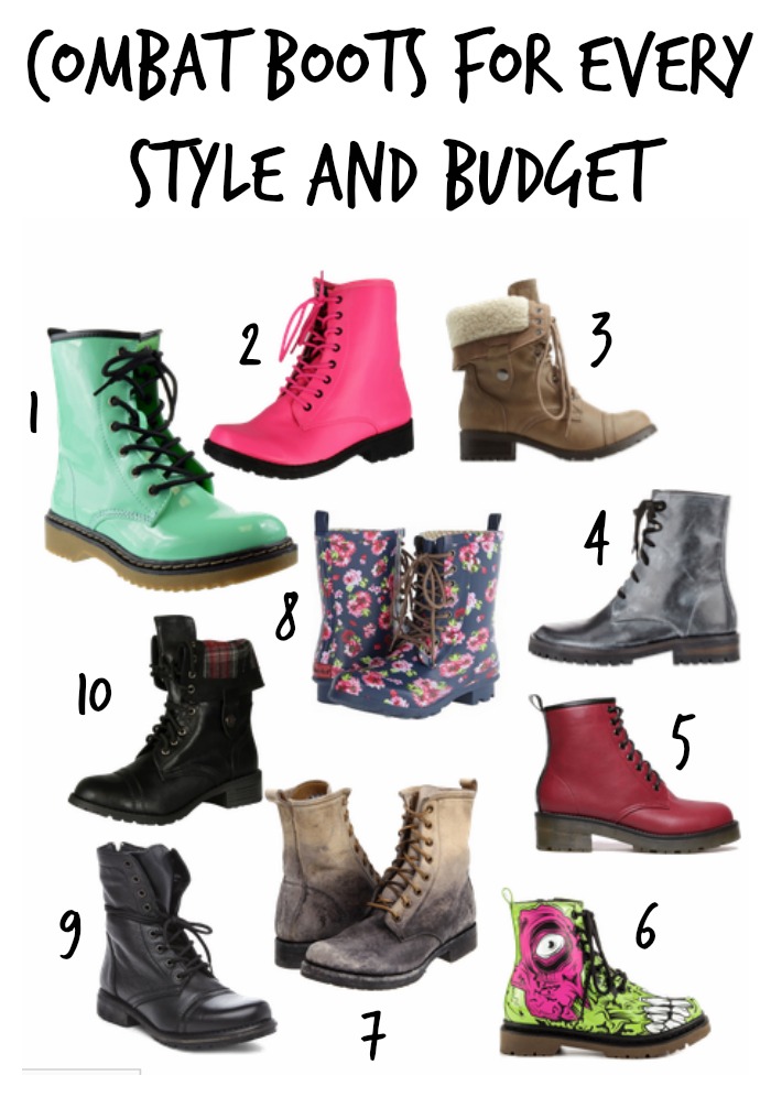 combat boots for every style