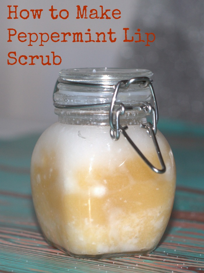 How to make peppermint lip scrub