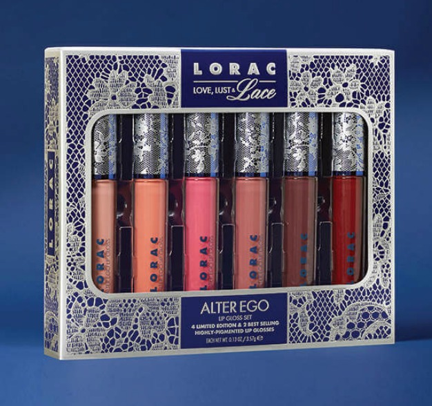 lorac love lust lace-lipglossset