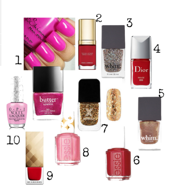 valentines day nail polishes numb