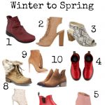 Ankle booties that transition from winter to spring