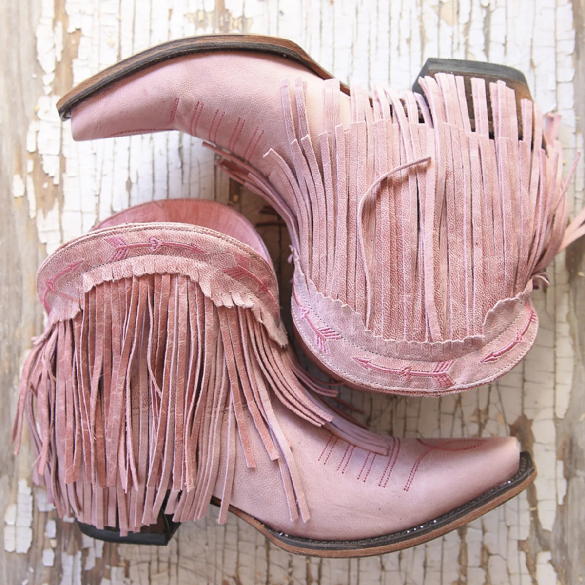 Junk Gypsy by Lane Spitfire Fringe western booties