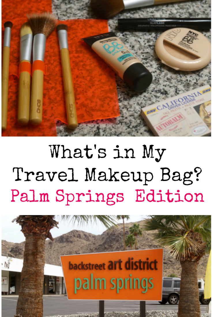 What's in my travel makeup bag? Palm Springs edition