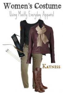 Be the envy of your friends with this DIY Katniss Everdeen Halloween costume. It uses items that can be worked into your wardrobe after halloween