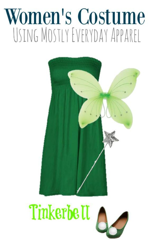 Tinkerbell DIY Halloween Costume for 