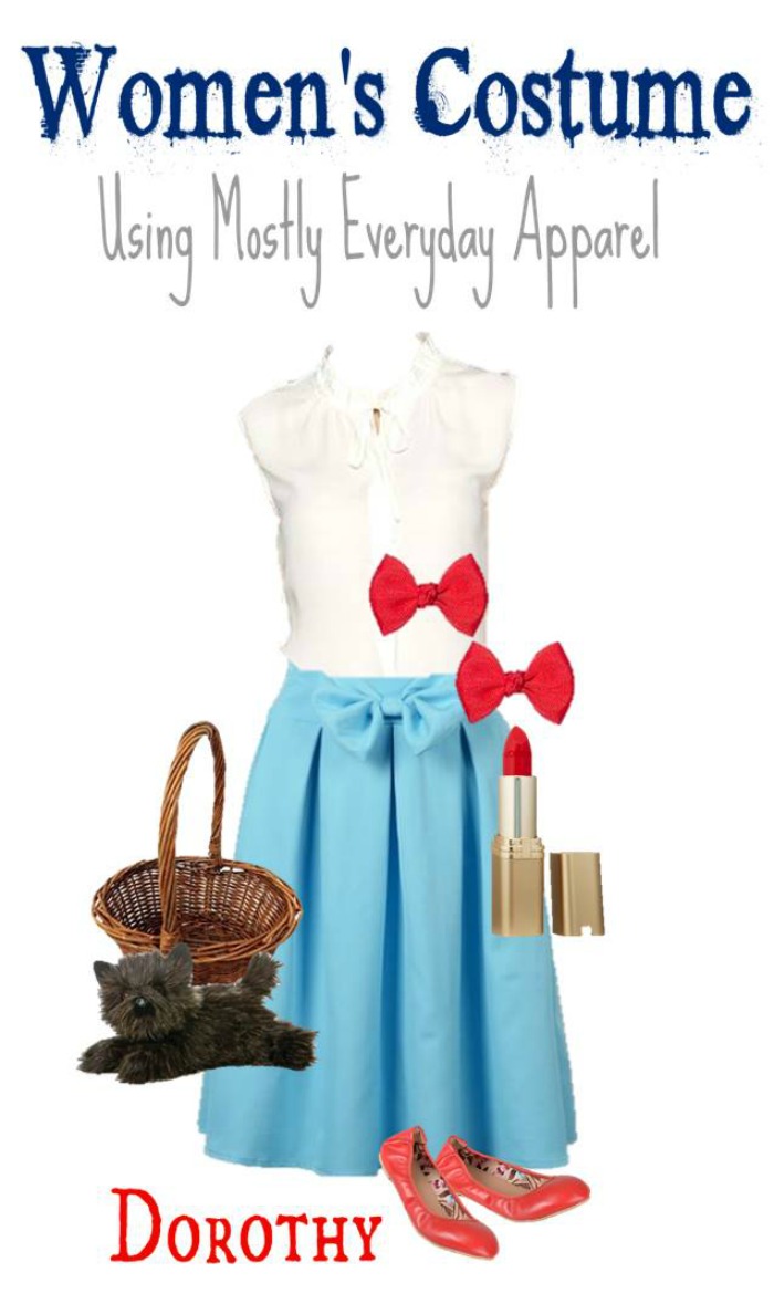 DIY Dorothy from Wizard of Oz Halloween Costume for Adults - Style on Main.