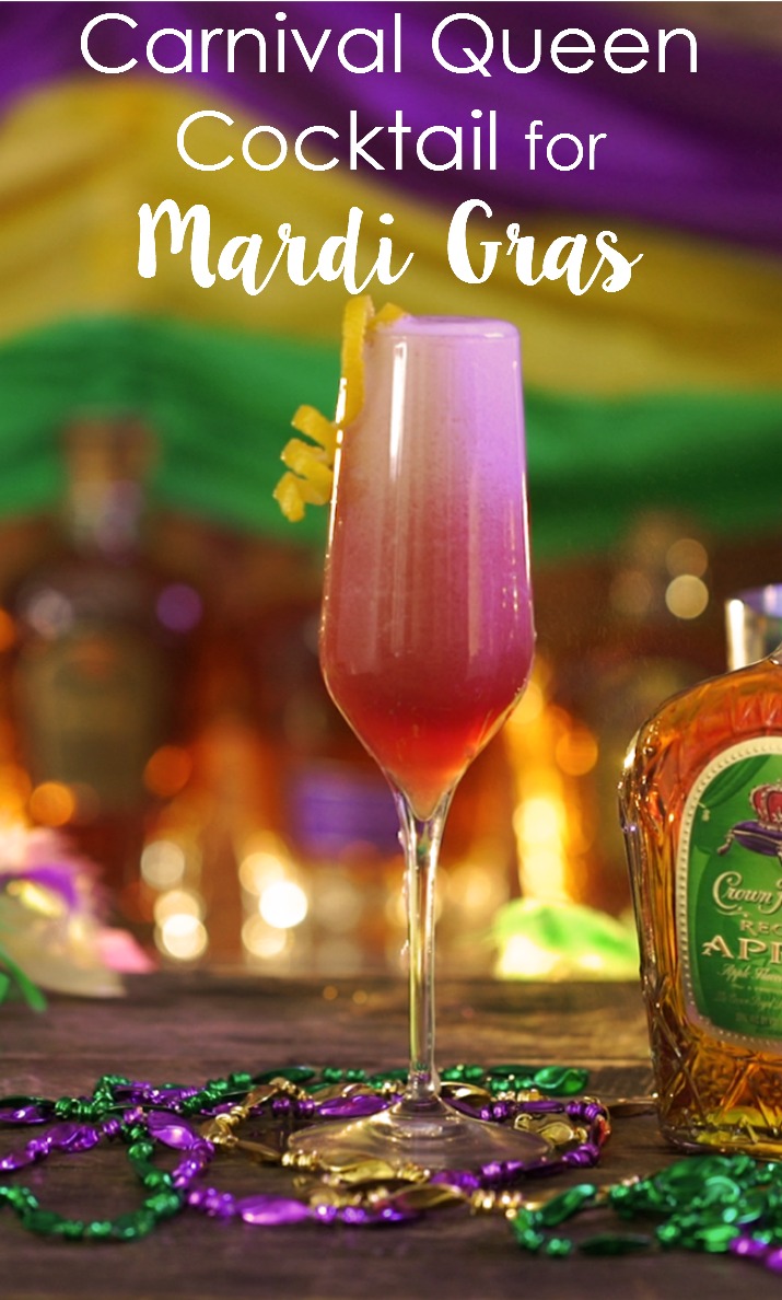 Sweet and Bubbly Carnival Queen Mardi Gras Cocktail - Style on Main