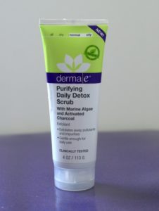 Derma E activated charcoal facial scrub