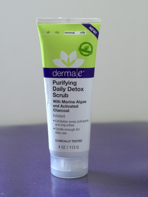 Derma E activated charcoal facial scrub