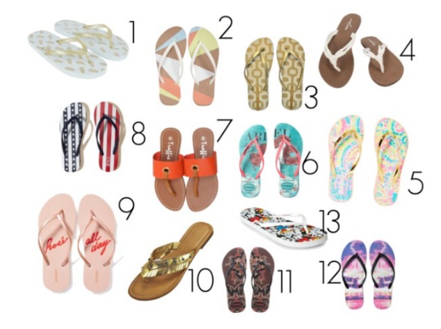 13 Great Flip Flops for Summer 2017