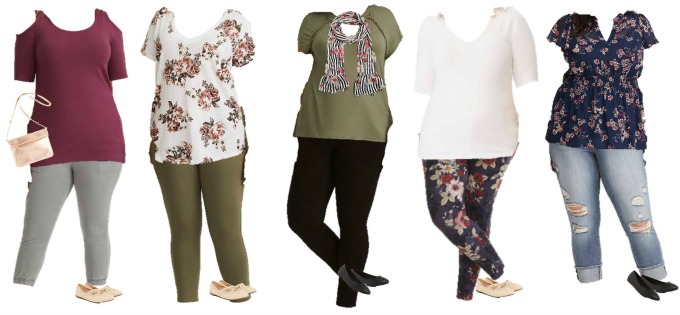 Torrid mix and match capsule wardrobe for plus size women