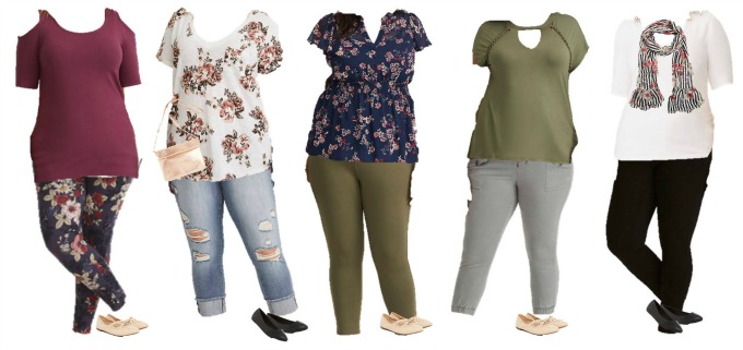 torrid mix and match fashion capsule for plus sizes