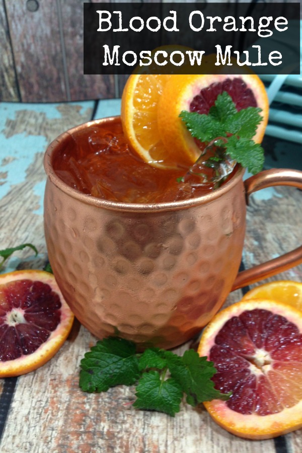 Moscow Mules are a popular cocktail that's so easy to make. Looking for a modern twist? Try this easy and simple Blood Orange Moscow Mule variation of the classic drink recipe