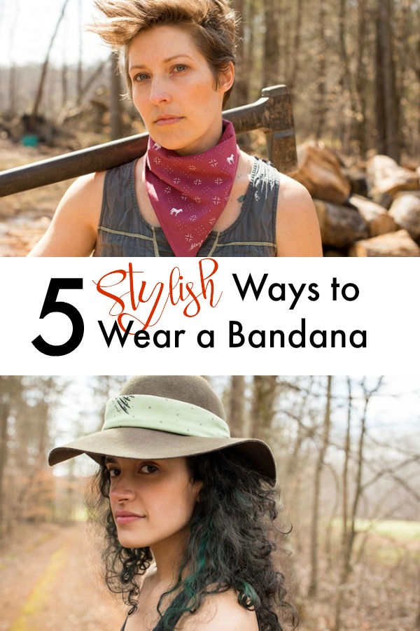 5 great ways to wear a bandana | square scarf | style a bandanna | fashion accessory | accessories | artisan handmade goods