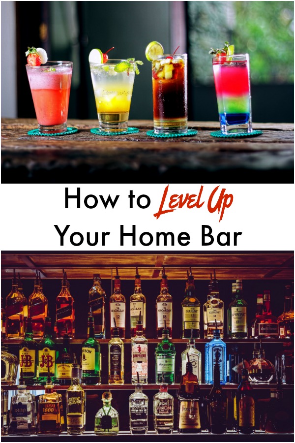 Easy tips and tricks to make your home bar amazing. Includes tools, gadgets, and ingredients you'll definitely want to consider.