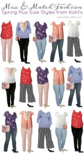 Kohls Plus Sized Mix and Match Capsule Wardrobe for Spring 2019 | Large Sized | Capsule Wardrobe | Curvy | Fashion