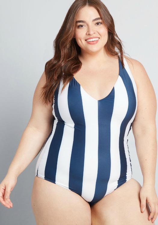 Modcloth large sized bathing suit stacey
