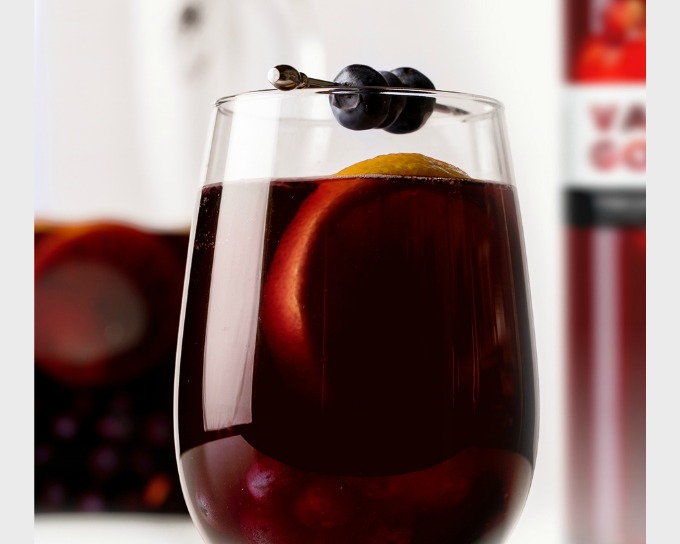 Sparkling Blueberry Sangria Recipe