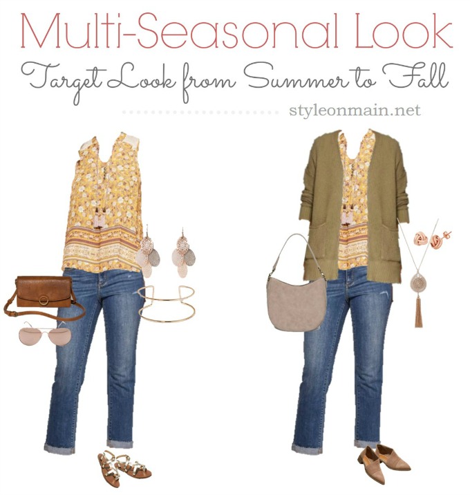 Target Summer to Fall transitional outfit