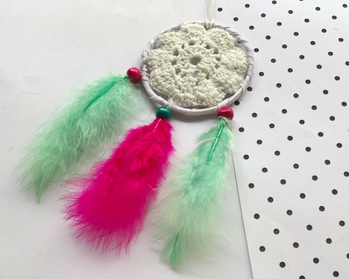 How to make a dreamcatcher necklace