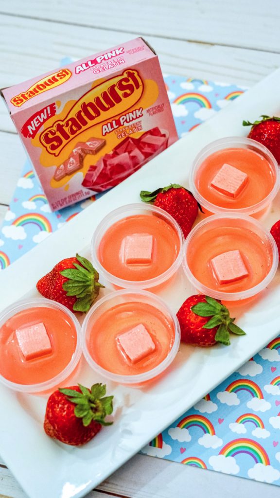 Pink Starburst Jello Shots Style on Main