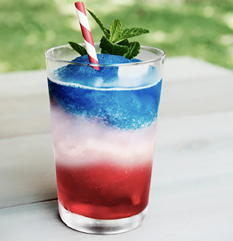 Boozy Adult Bomb Pop Cocktail Drink Recipe