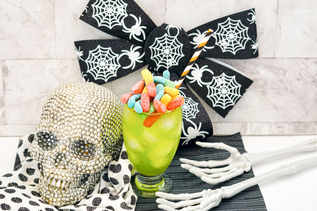 Halloween Rum Punch cocktail recipe