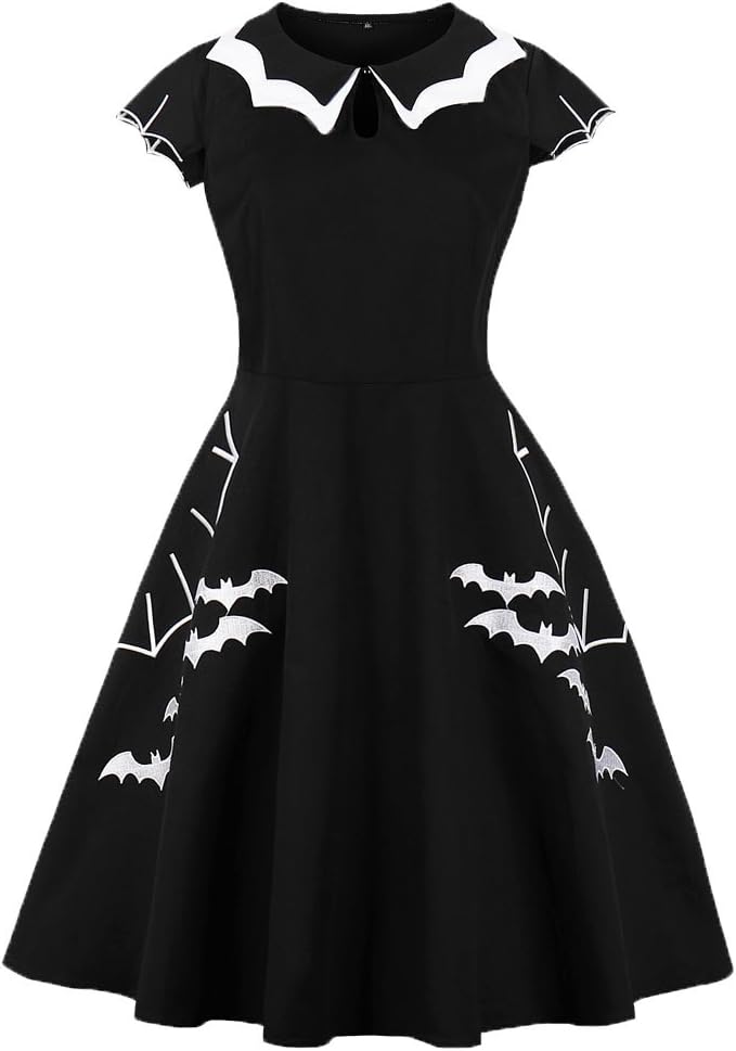 Retro bat dress