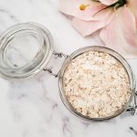 DIY Soothing Oatmeal Milk Bath tutorial