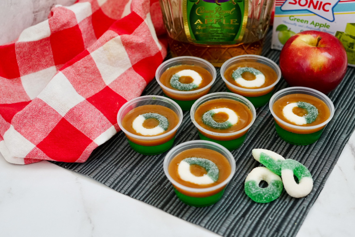 Caramel apple jello shots recipe