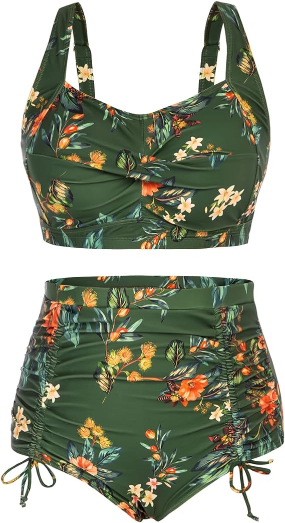 Plus size retro swimsuit from Amazon