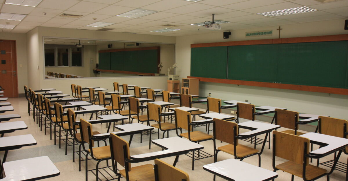 Typical classroom in Br Andrew Gonzales Hall