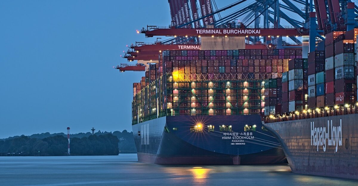 port ship water sea crane freight export import nature charge logistics container